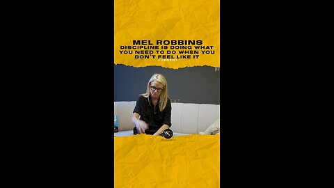 Discipline is doing what you need to do when you don’t feel like it. #melrobbins 🎥 @wallo267