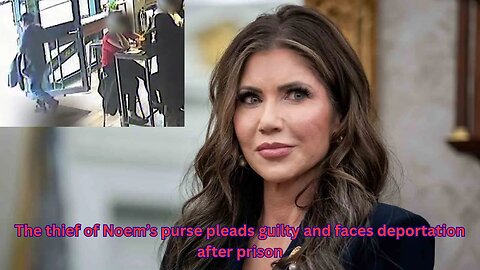 The thief that stole Secretary Noem's purse pleaded guilty and faces his punishment