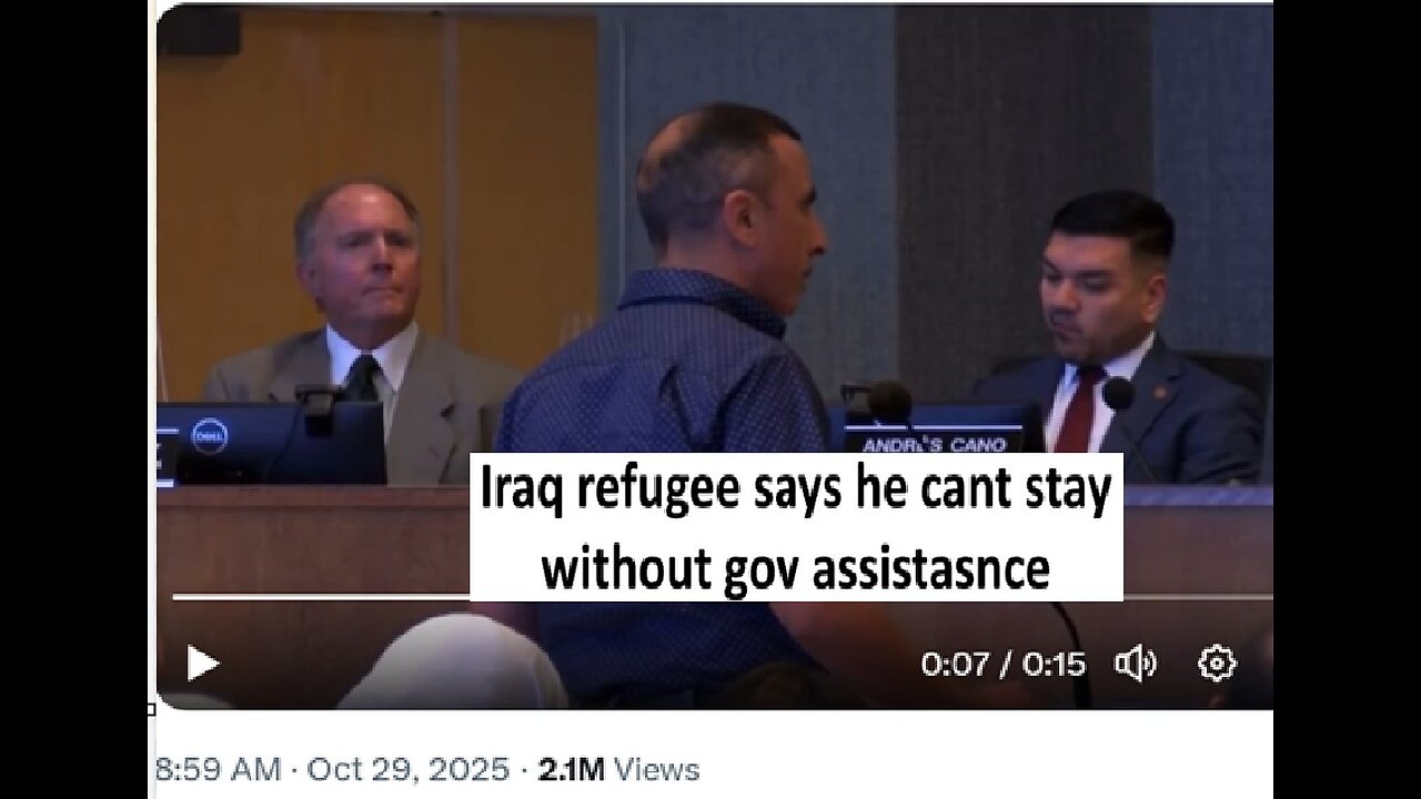 Iraq refuge says he cant afford to stay without gov support