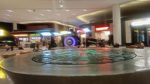 Fountain feature at LaGuardia airport in Queens NY