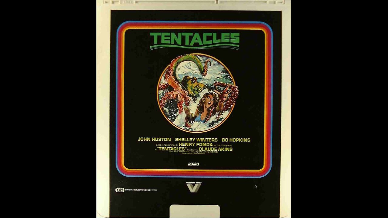 Tentacles (1977) Sealed CED Videodisc Unwrapping