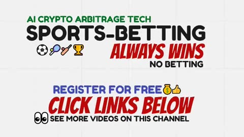 SUREBET - AI SPORTS BETTING ARBITRAGE CRYPTO PROFITS (theme song 001) TOP TEAM ROB BUSER