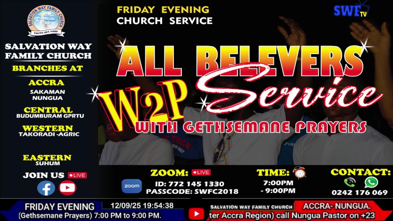 W2P SERVICE WITH GETHSEMANE PRAYERS