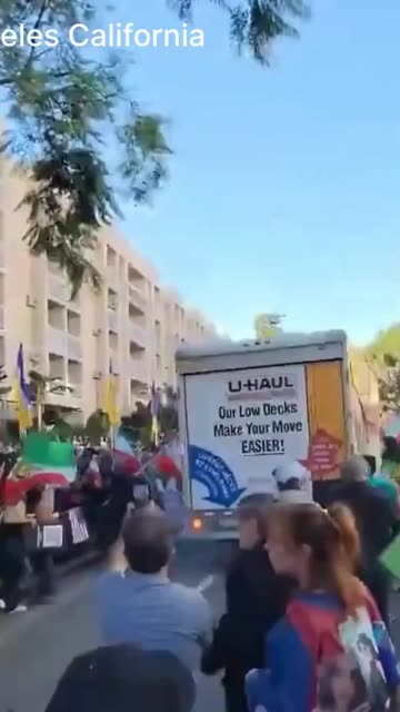 U-Haul Driver Rams Through Protestors in Los Angeles