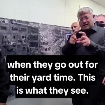 Israeli minister Itamar Ben Gvir boasted about forcing Palestinian hostages to view, every day, the ruins of the Gaza Strip that was devastation by relentless Israeli bombardment.