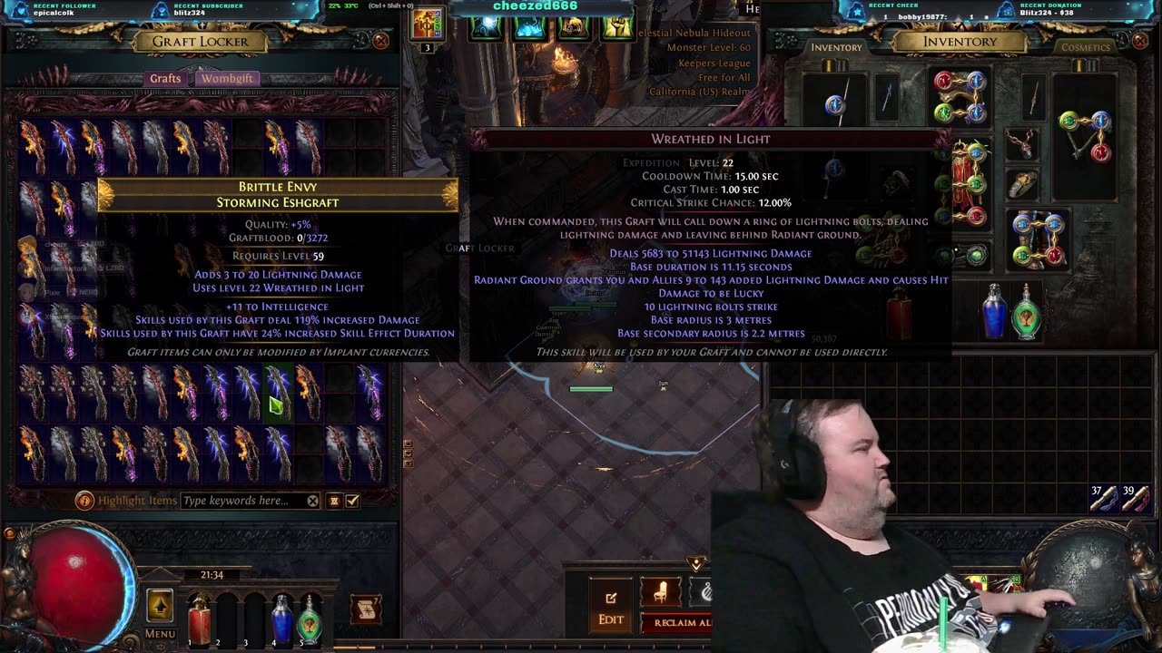 New day new build Holy relic of conviction Necro lets get mapping