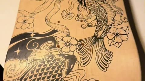 🤔🔥 You Won't Believe This Skate Deck Progress! | FunFM