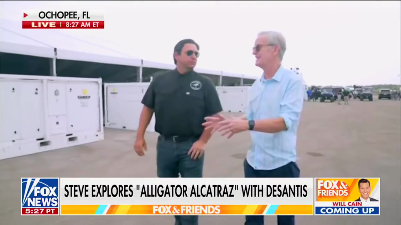 'One-Stop Shop': Ron DeSantis Shows Off New Alligator-Friendly Facility For Illegals
