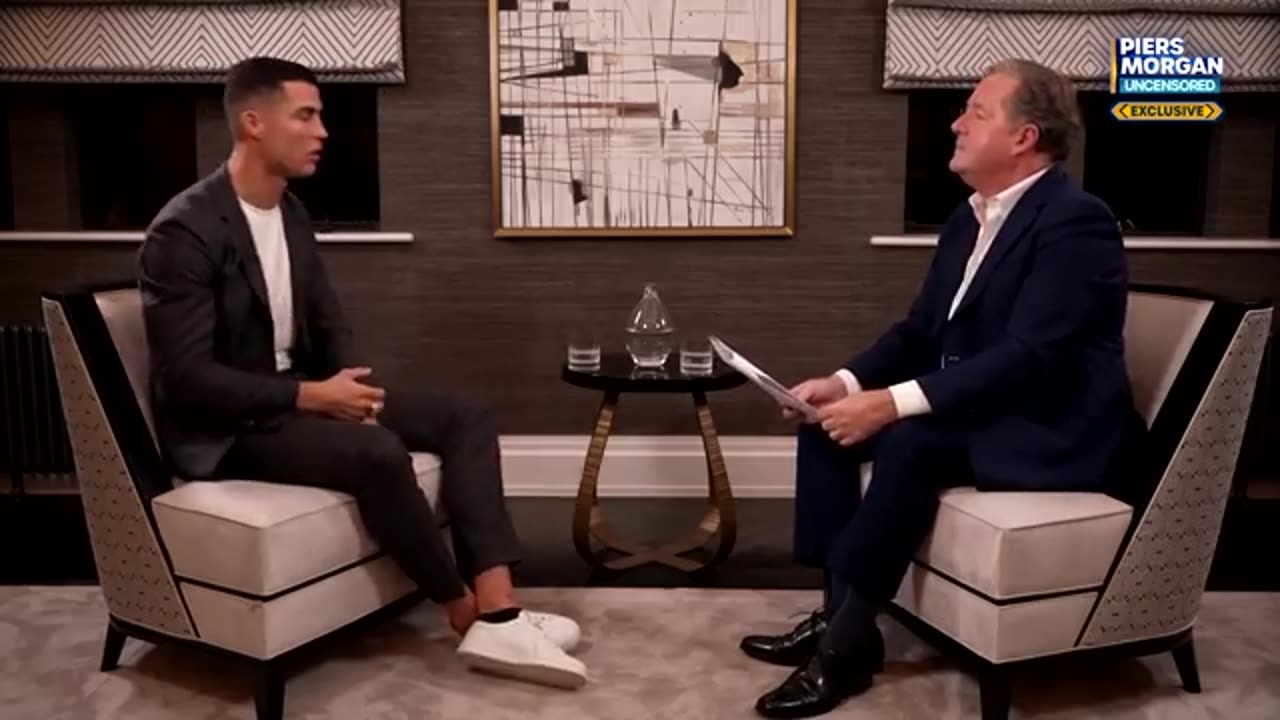 Cristiano Ronaldo interview Piers morgan deel 1en2