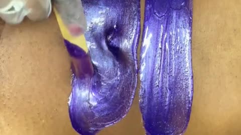 Belly Waxing with Sexy Smooth Hypnotic Purple Seduction Hard Wax | @fountainofskn