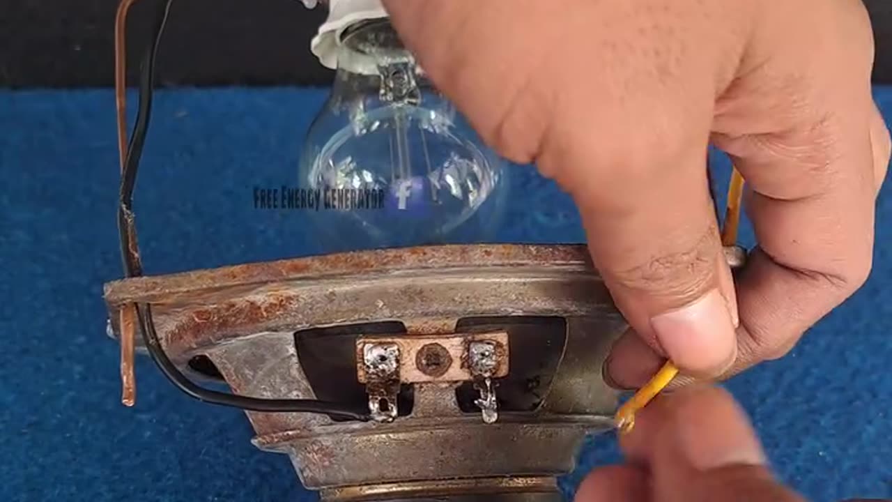 How To Generate Free Energy Using Speaker Magnet
