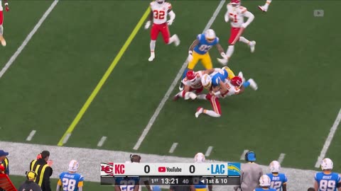 Kansas city Chiefs V's Los Angeles chargers 2025 week 1 sao Paulo game highlight