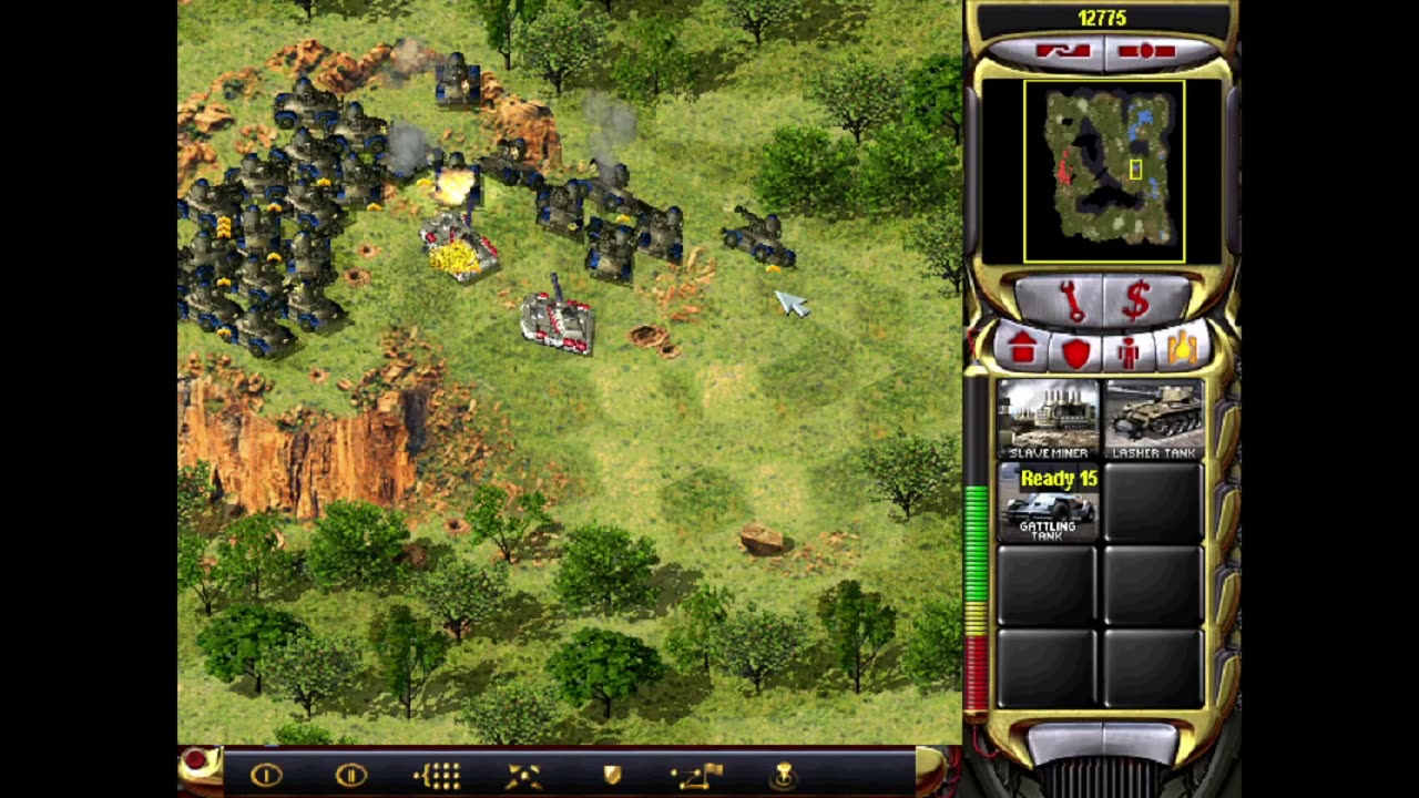 YURI GATTLING TANKS V SOVIETS - MEAT GRINDER MODE - RED ALERT 2: YURI'S REVENGE