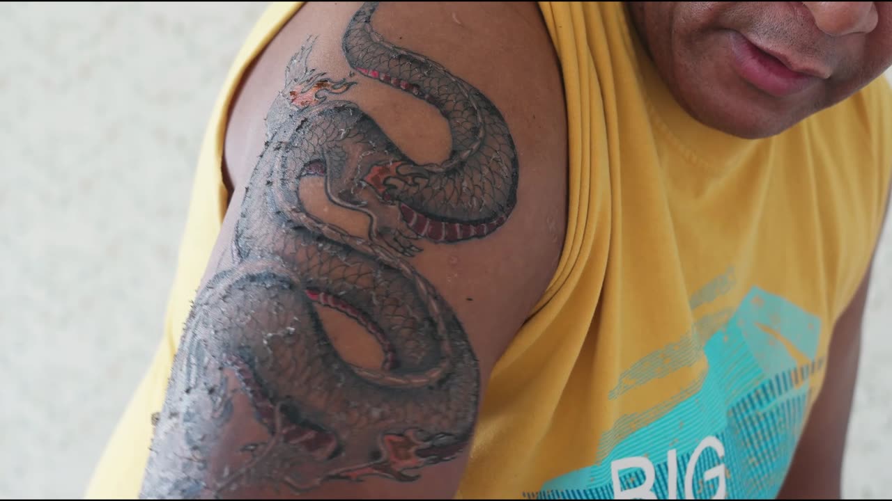 TATTOO PEELING! DAY 5