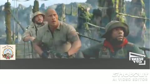 Jumanji video scene