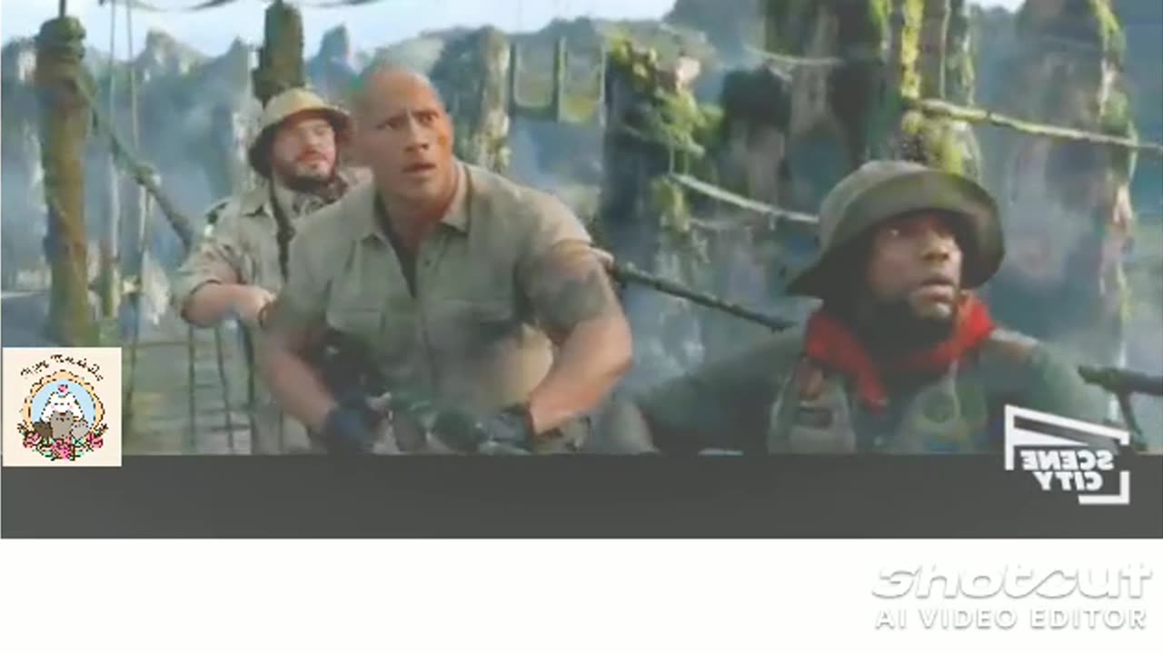 Jumanji video scene