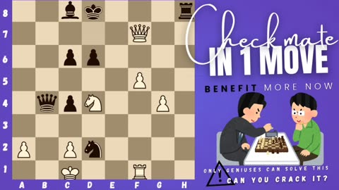 Can you checkmate in 1 move? (P.5) (White to play)♟️