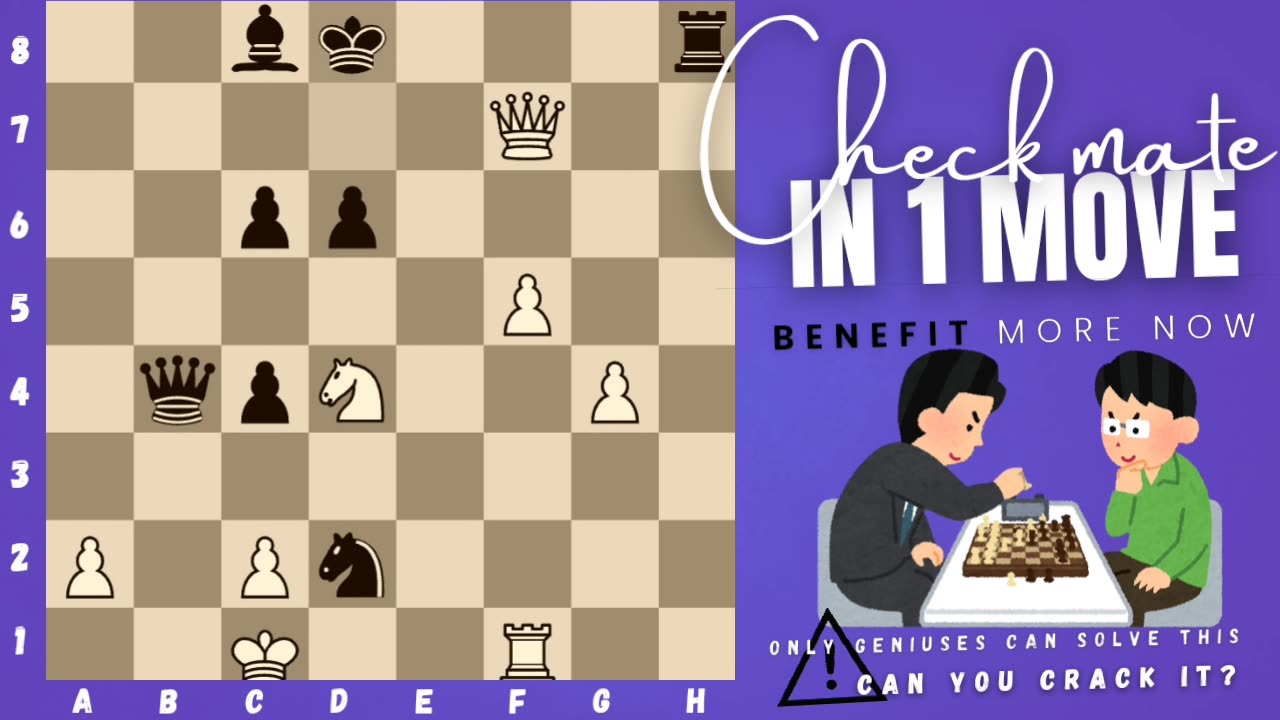 Can you checkmate in 1 move? (P.5) (White to play)♟️
