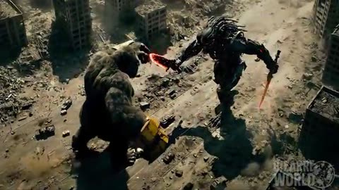 "Epic Showdown: Cyber Gorilla vs Alien Predator | 4K Ultra HD Monster Battle"