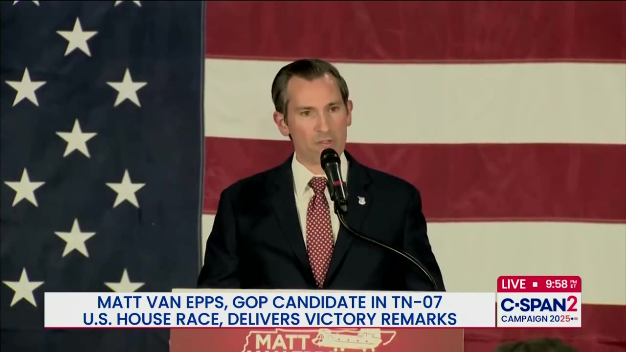 Matt Van Epps Says Running With Trump Is ‘How You Win’ After Special Election Victory