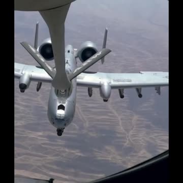 Watch Amazing A10 Thunderbolt Inflight Refueling #Aviation #Fly #AeroArduino