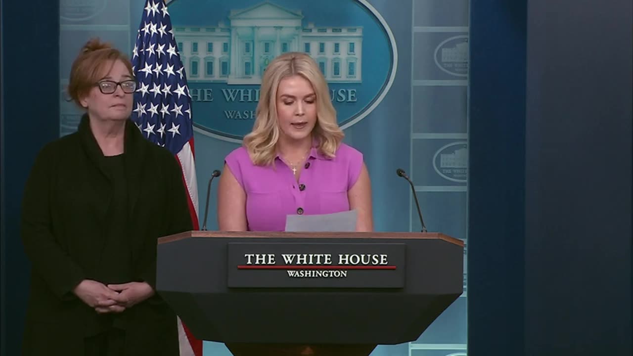 Press Secretary Karoline Leavitt Briefs Members of the Media w/ Special Guest ~ by The White House 4.16.25