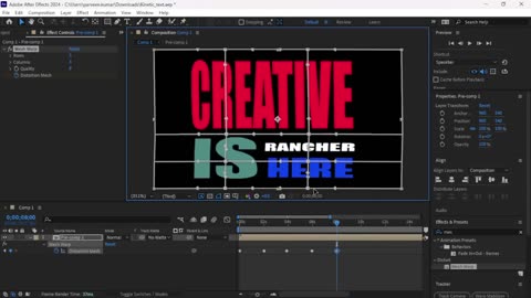 🎬 Create Stunning Kinetic Text Animation in After Effects