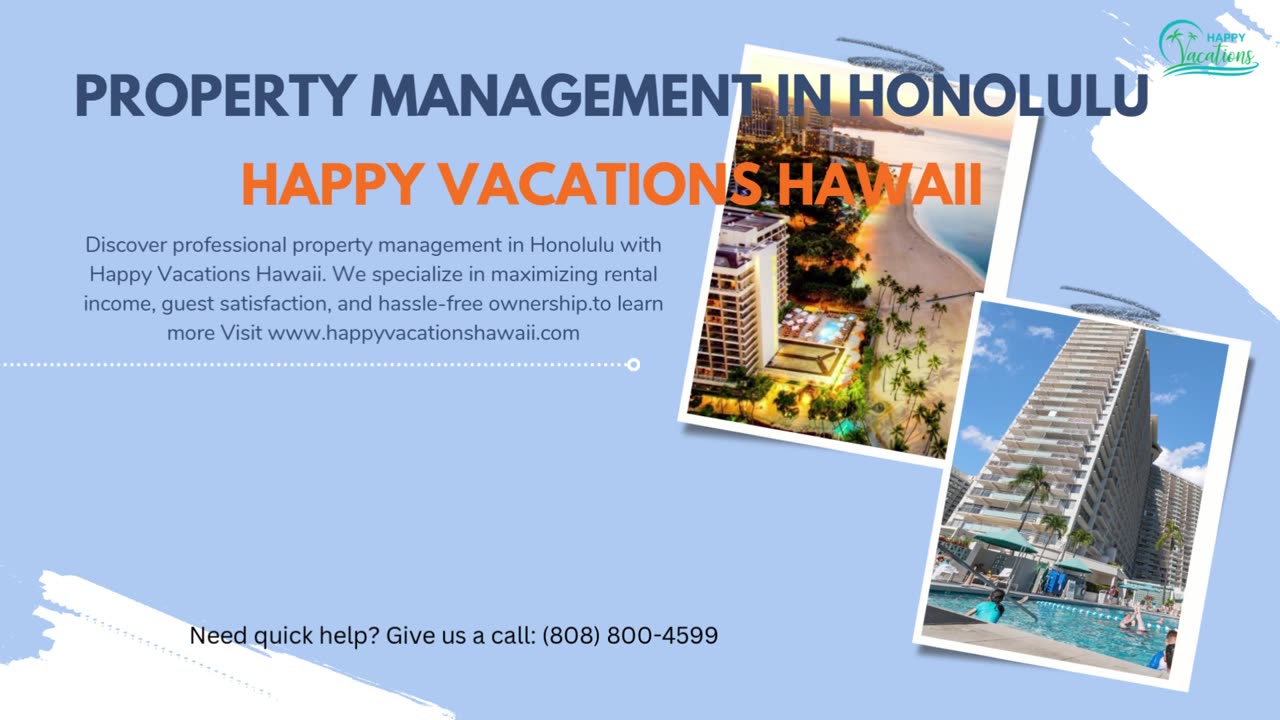 Property Management in Honolulu | Happy Vacations Hawaii