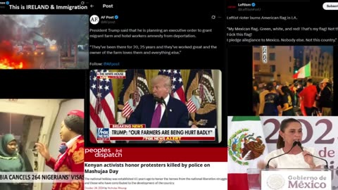 Immigration War in White Countries, Mexico Invading USA + How Black & Brown Nations Deal w/ Invaders