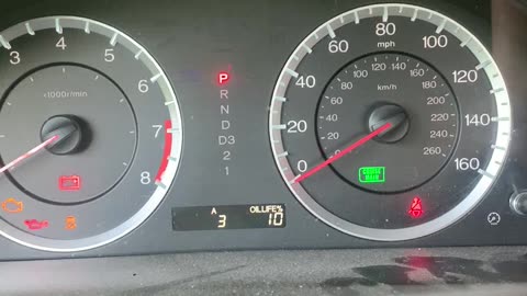 2012 Honda Accord - Maintenance Reset