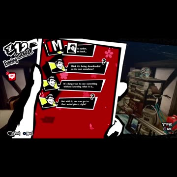 The Count. Persona 5 Royal. Ep. (6)? Not the strangest app on his phone.