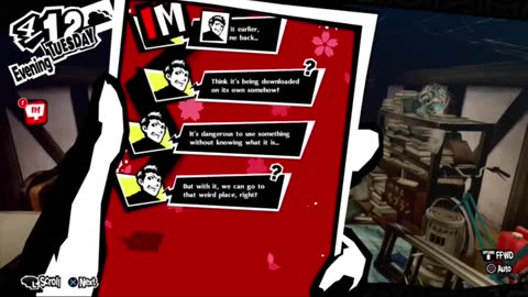 The Count. Persona 5 Royal. Ep. (6)? Not the strangest app on his phone.