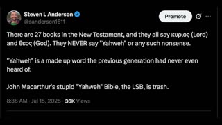 Calling Out James White for His Worthless Comment on My X Page