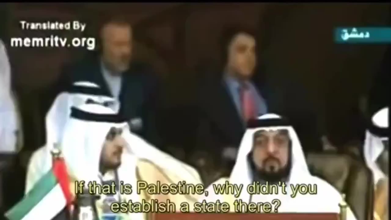Gaddafi on Gaza and the west bank
