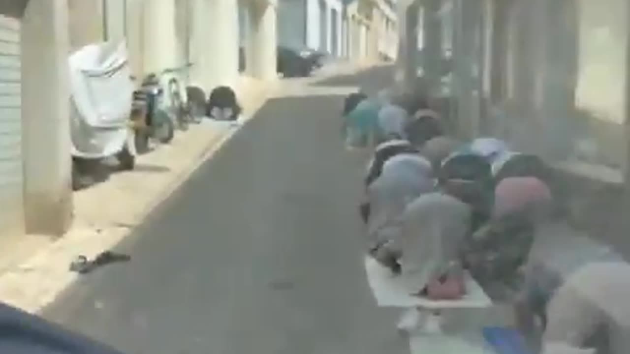 The Spanish can't work because they pray to Allah in streets.