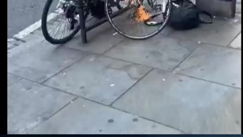 Bike Thief in Dalston Crime in the UK