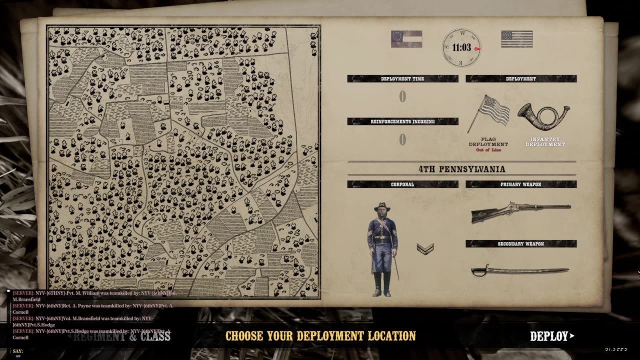 War of Rights: 6thNYV, HDC, April 26 2025, 1st Round