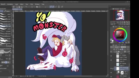 Yo monster Cover color