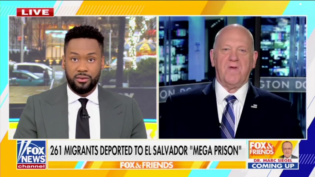 Tom Homan responds to judge who wants criminal aliens in the US