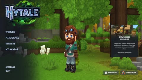 Hytale survival live stream #1