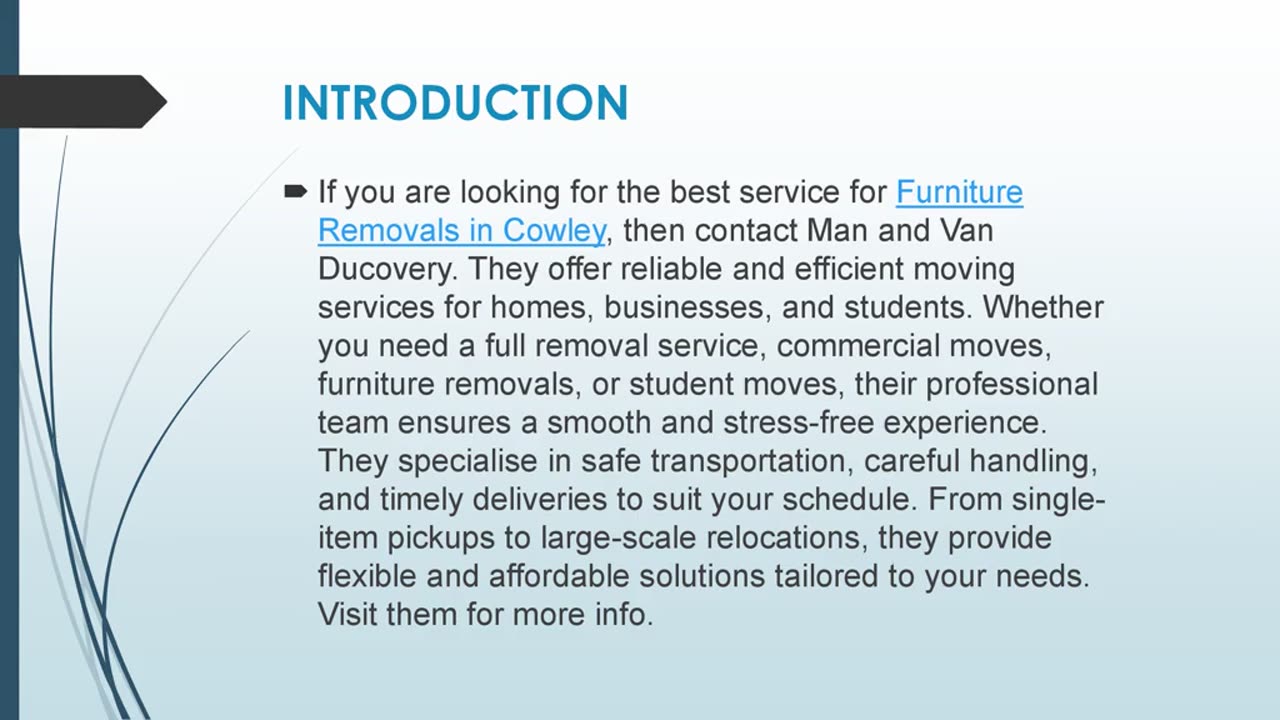 Best Furniture Removals in Cowley