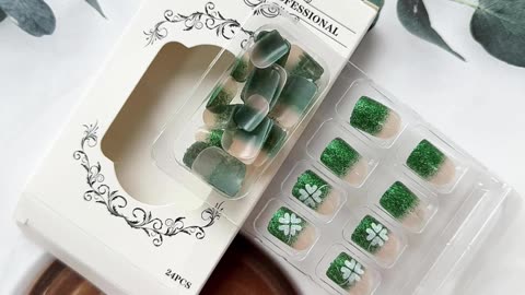 💅 Coffin Press-On Nails – Yellow Bee & Flower Design 🌼🐝