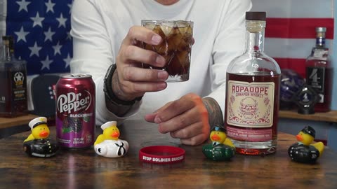 Herbert Wallace - Ropadope Cinnamon Whiskey & Dr Pepper Blackberry Soda