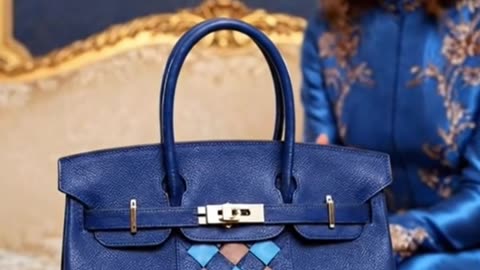 Hermès Birkin 30 Tressage Blue Encre