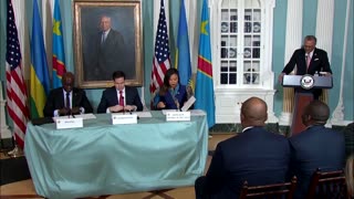 Rwanda, Congo sign peace deal in Washington