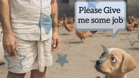 Poor Puppy was kicked out from Bar-B-Q party by his friends, broke his heart,🥺