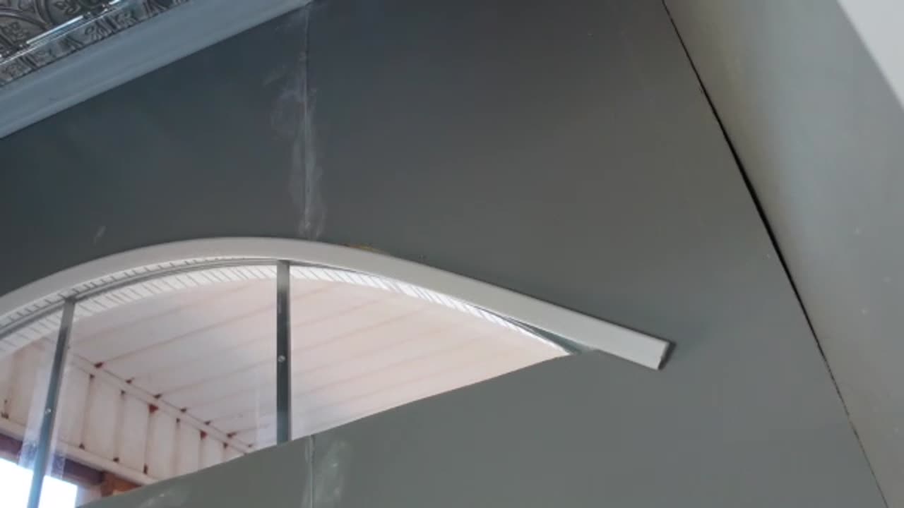 Crown Molding & Eyebrow Trim. Bath Is Moving Forward.