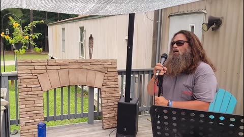 Back Porch Practice (Getting Ready for Revival & Working On Vocals) at My Place 8/11/2025