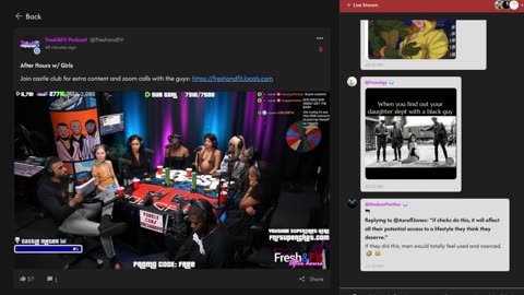 Part 2: FnF Castle Club with CC chat - August 20 - Episode 422