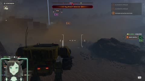 BaBa Bug Walk #helldivers2 #vtuber #gamergirl
